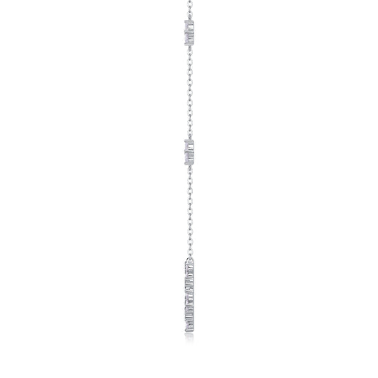 Silver-Tone Celestial Star Pendant Necklace - View 2 - Smonu